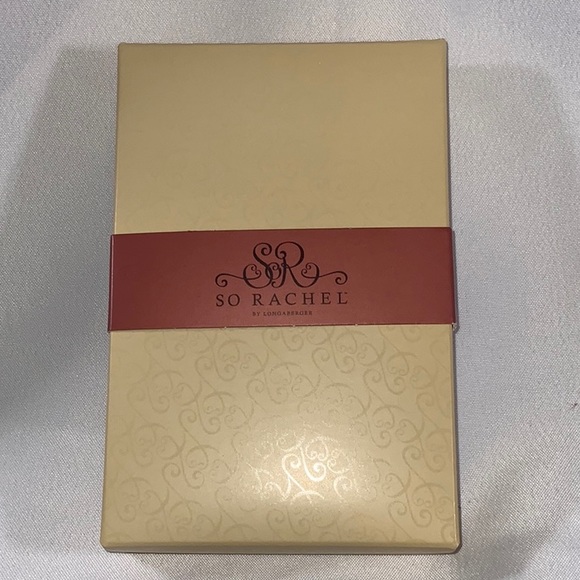 Longaberger So Rachel Scion Large Charm Swag - Picture 2 of 3